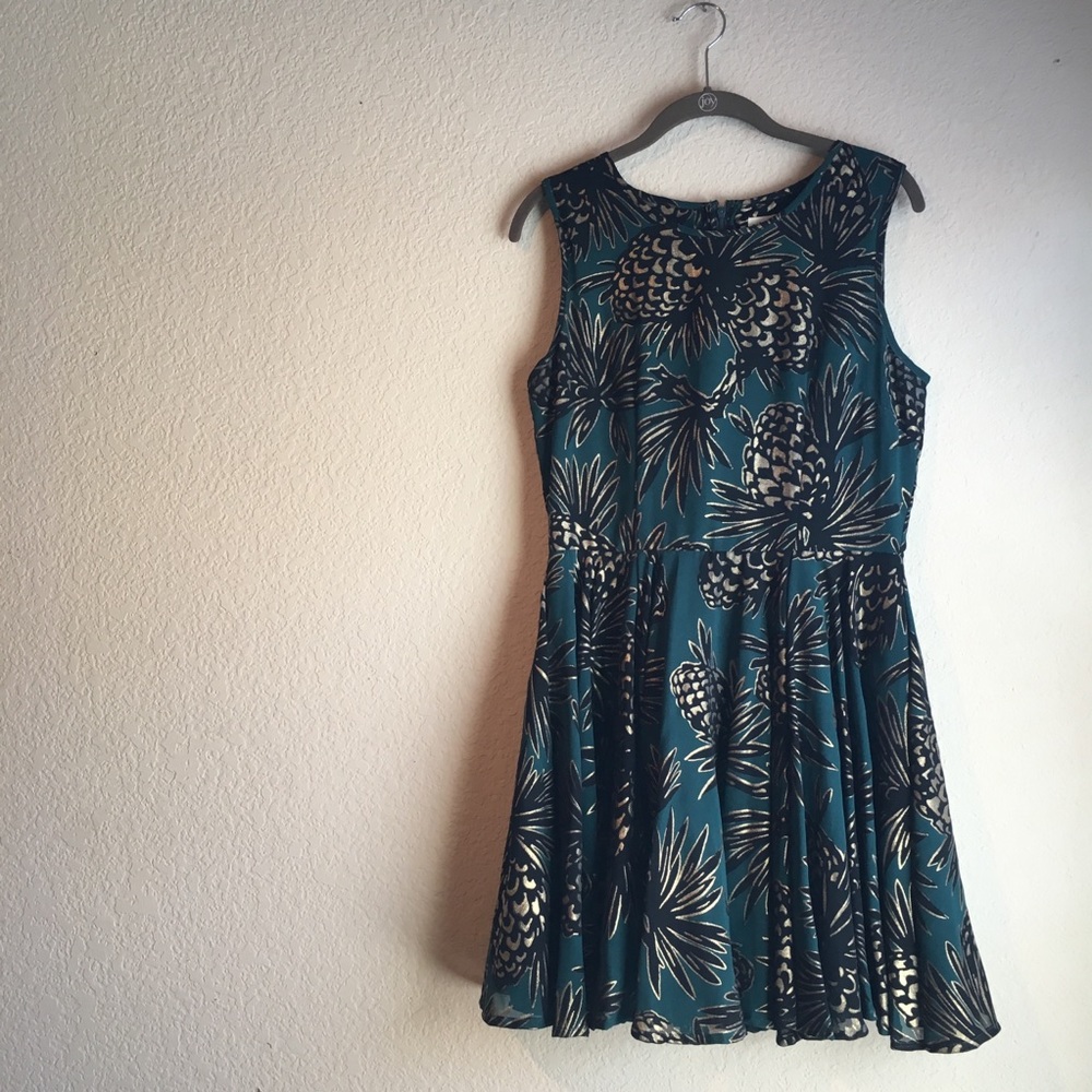 Maison Jules pineapple print dress